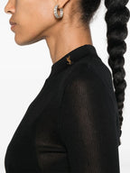 Maglieria Maglione in Lana Saint Laurent Nero Femme