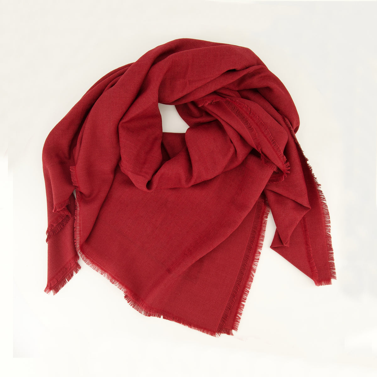 Écharpes, foulards et gants FF Signature Red Scarf Fendi Rouge Femme