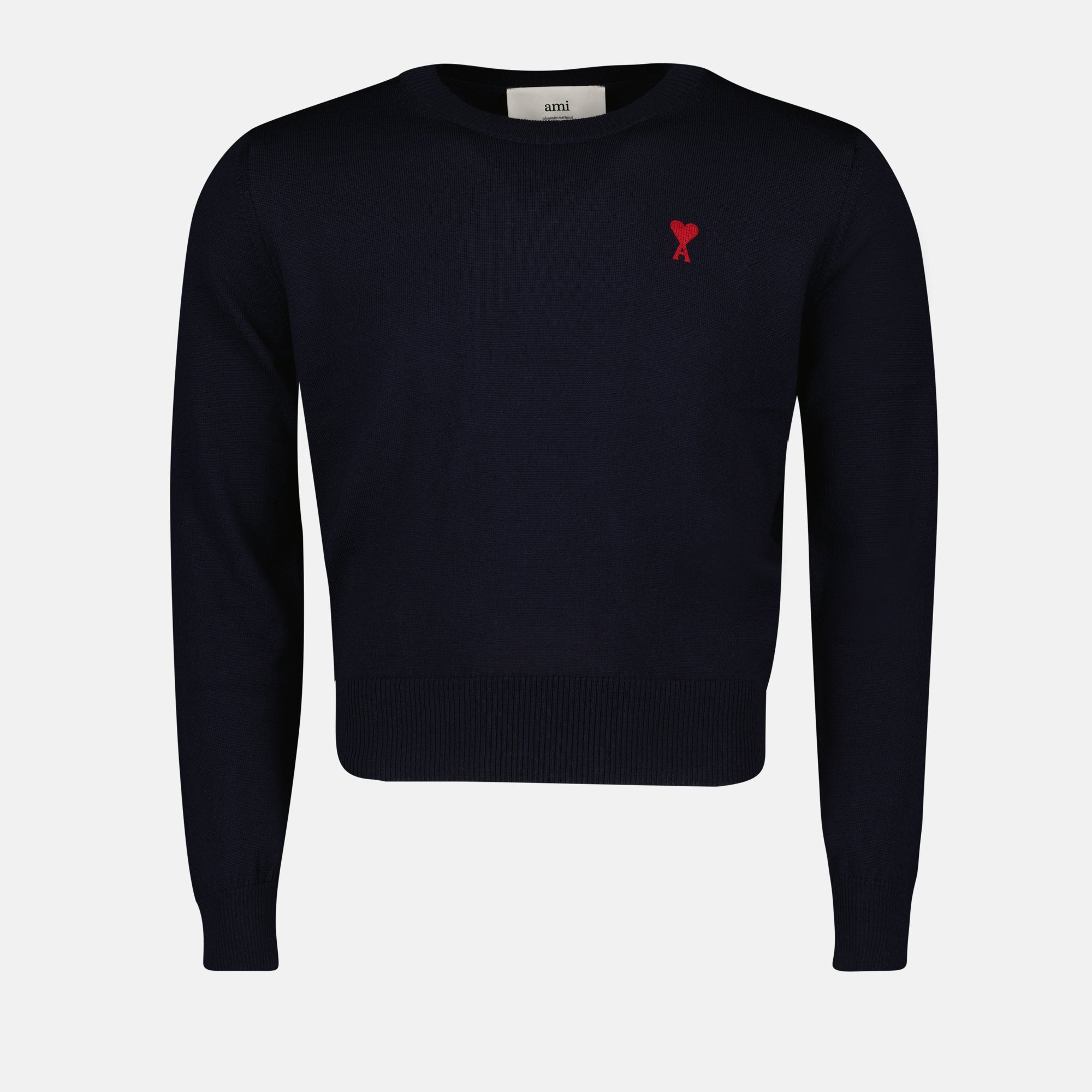 Maille Pull AMI de Coeur Ami PARIS Bleu Unisexe