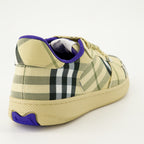 Sneakers Sneakers a scacchi Terrace Burberry Beige Femme