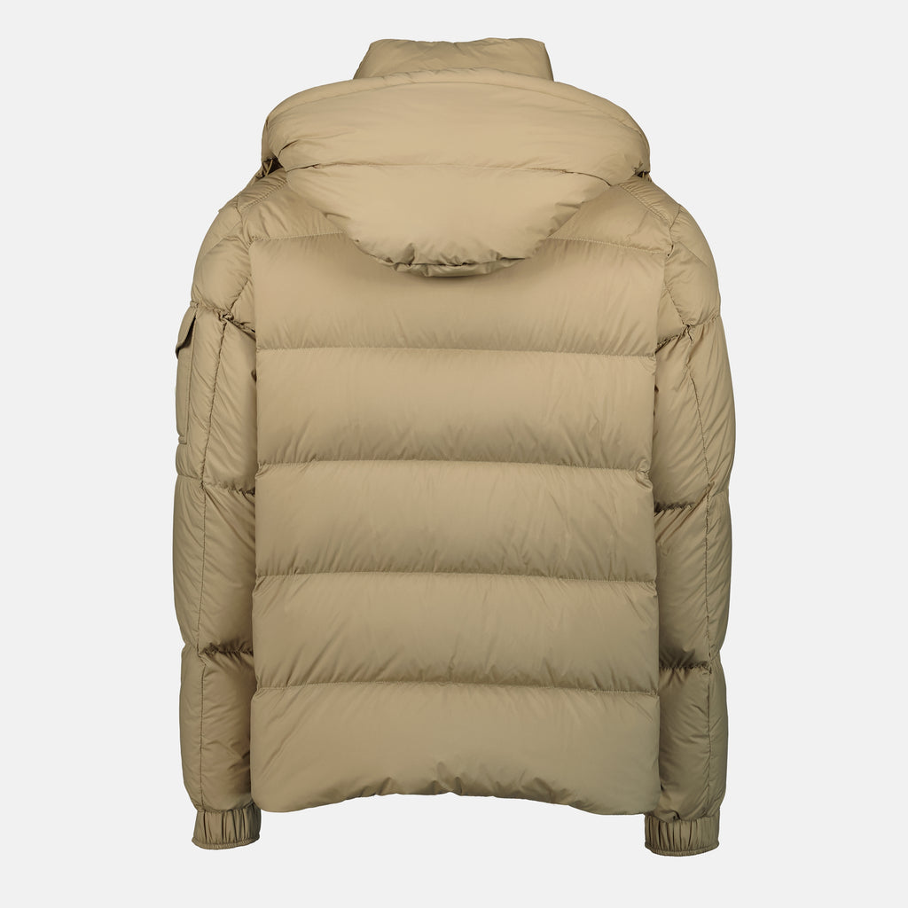 Image de l'article Doudoune Maya 70 beige de la marque Moncler pour Homme - Saison Automne-Hiver 2025 - Vue de Dos