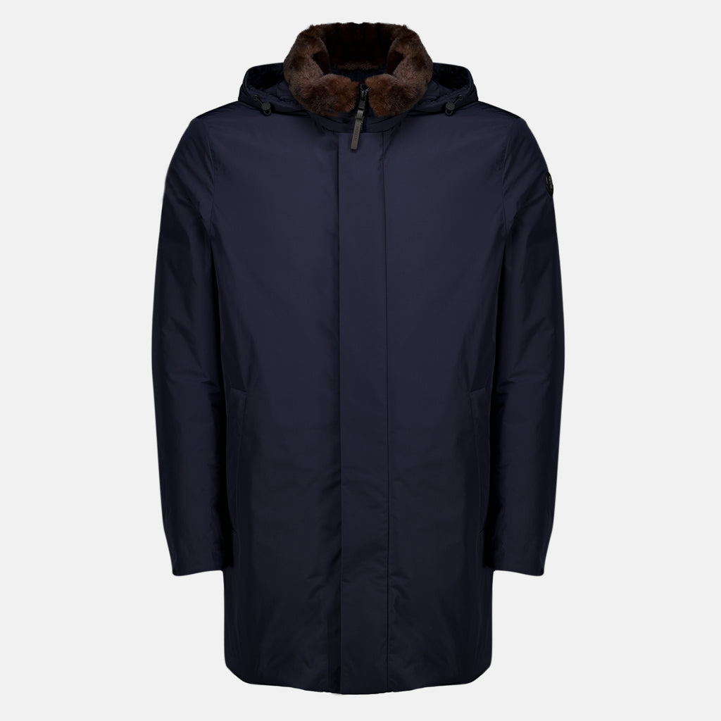 Manteaux Parka longue Okefen bleu marine Moncler Bleu foncé Homme