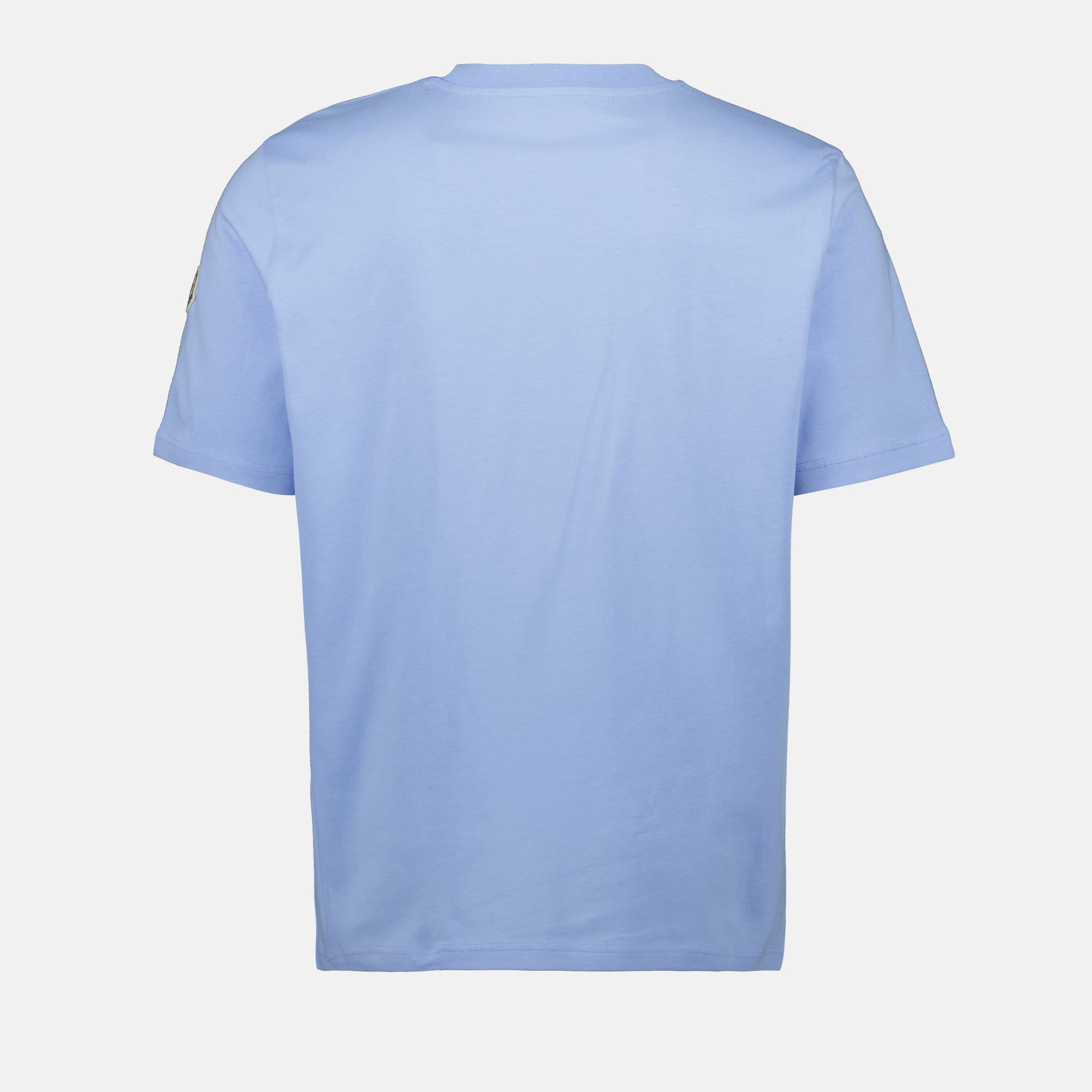 Camisetas T-shirt à logo brodé Moncler Azul Homme