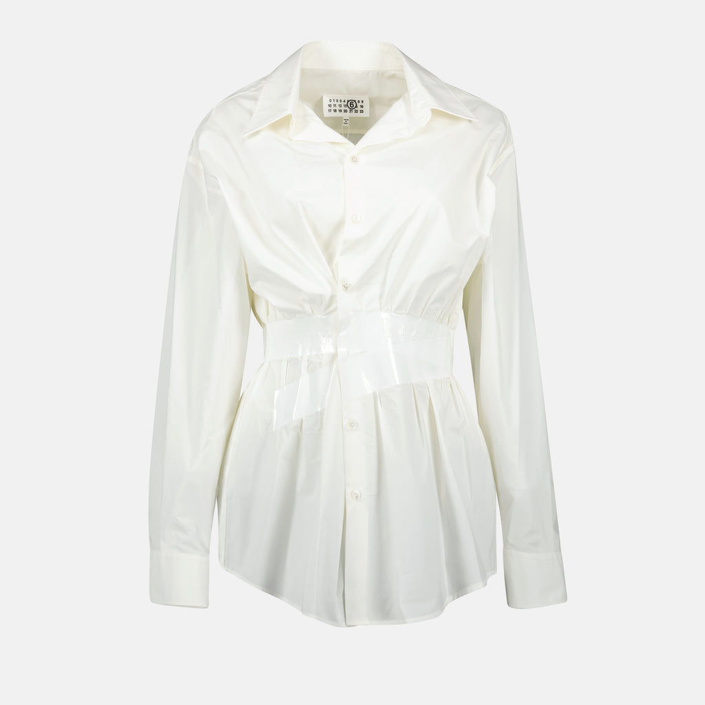 Chemises Chemise blanche cintrée Mm6 Blanc Femme