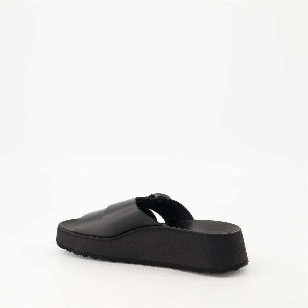 Chaussures ouvertes Sandales Almina Birkenstock Noir Femme