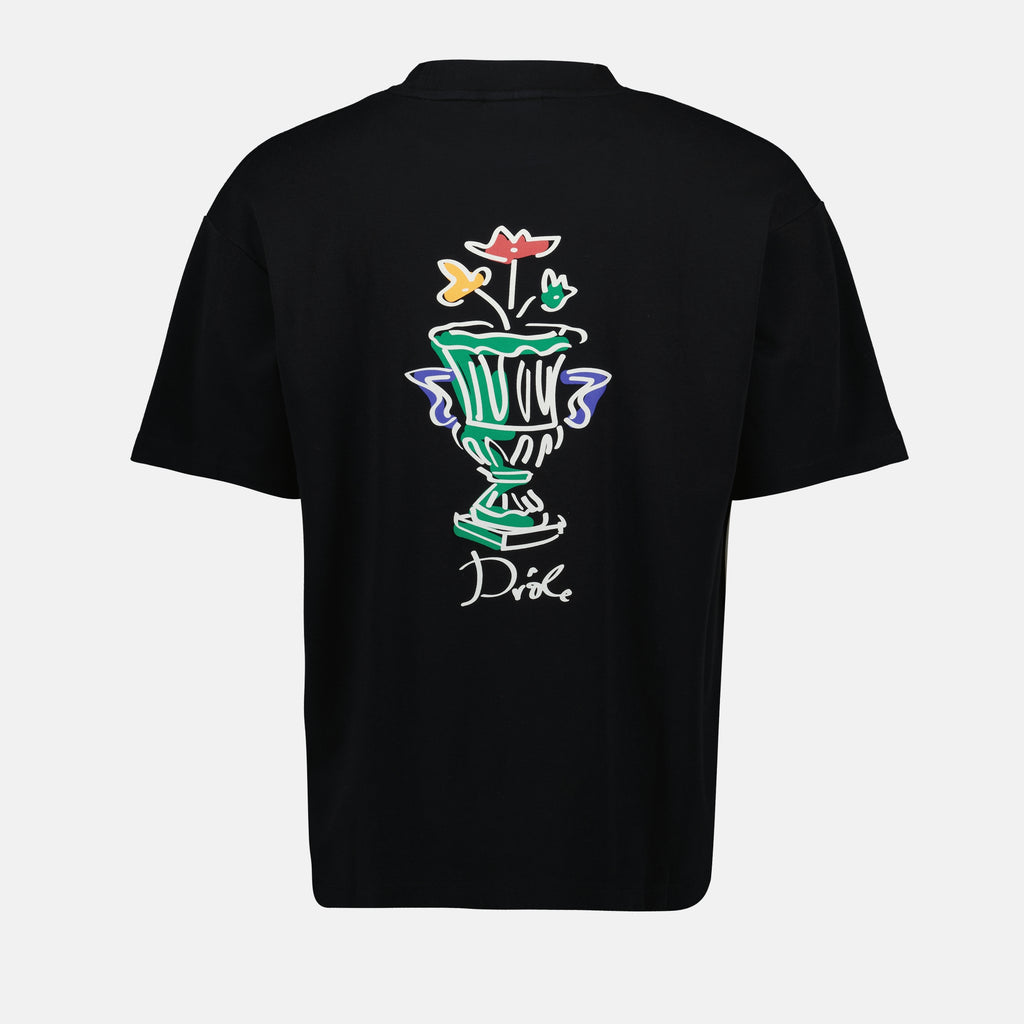 티셔츠 T-shirt vase Drole De Monsieur 검은색 Homme