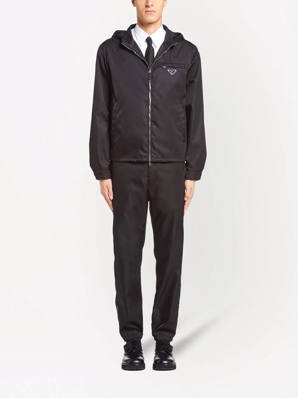 Jaquetas Casaco em Re-Nylon Prada Preto Homens