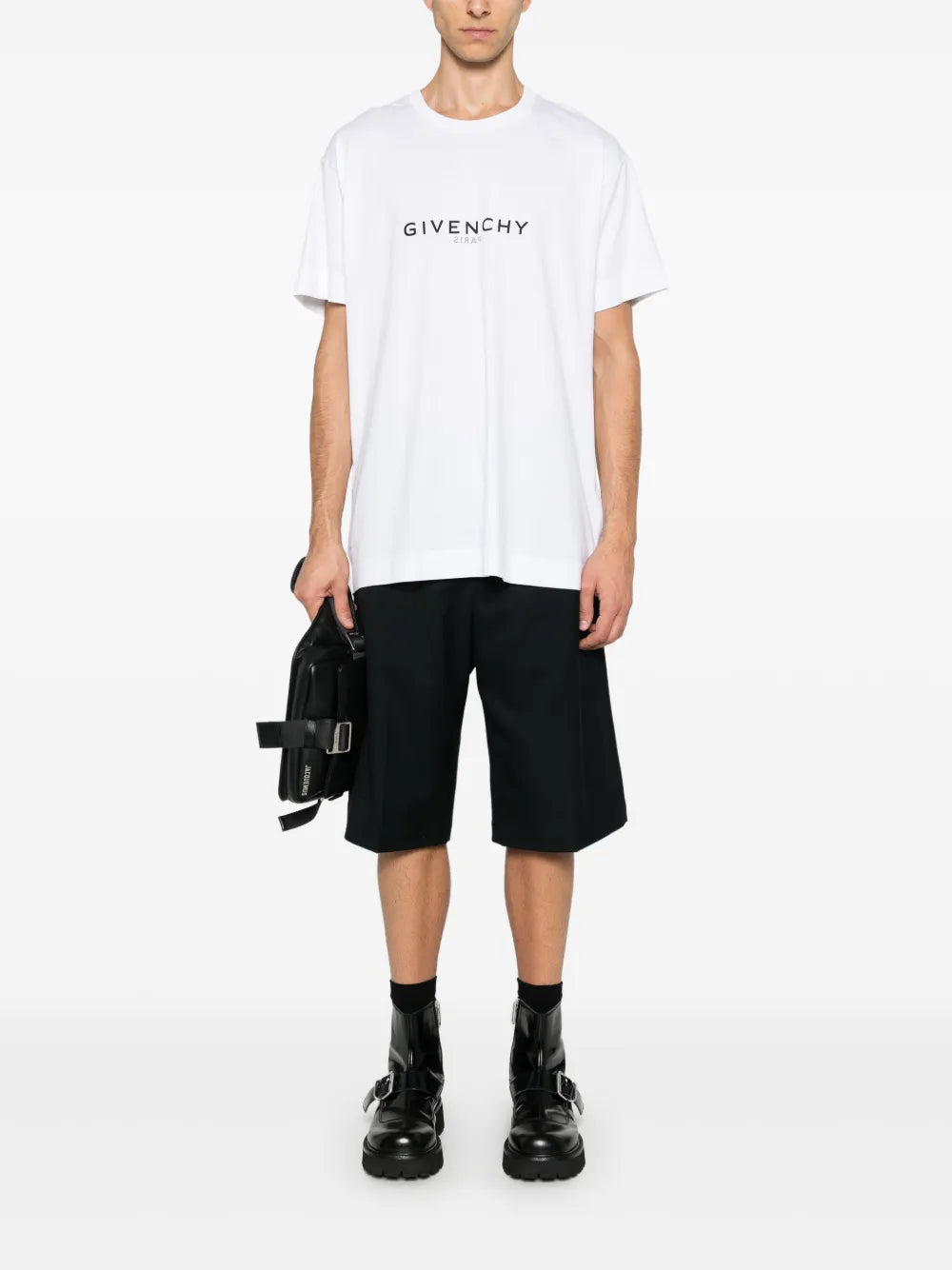 T-shirts Logo T-shirt Givenchy White Men