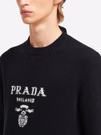Bild des Prada Herrenpullovers aus Wolle und Kaschmir - Herbst-Winter 2025 Saison - Detaillierte Ansicht_5