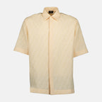 Hemden Leinenhemd Fendi Beige Homme