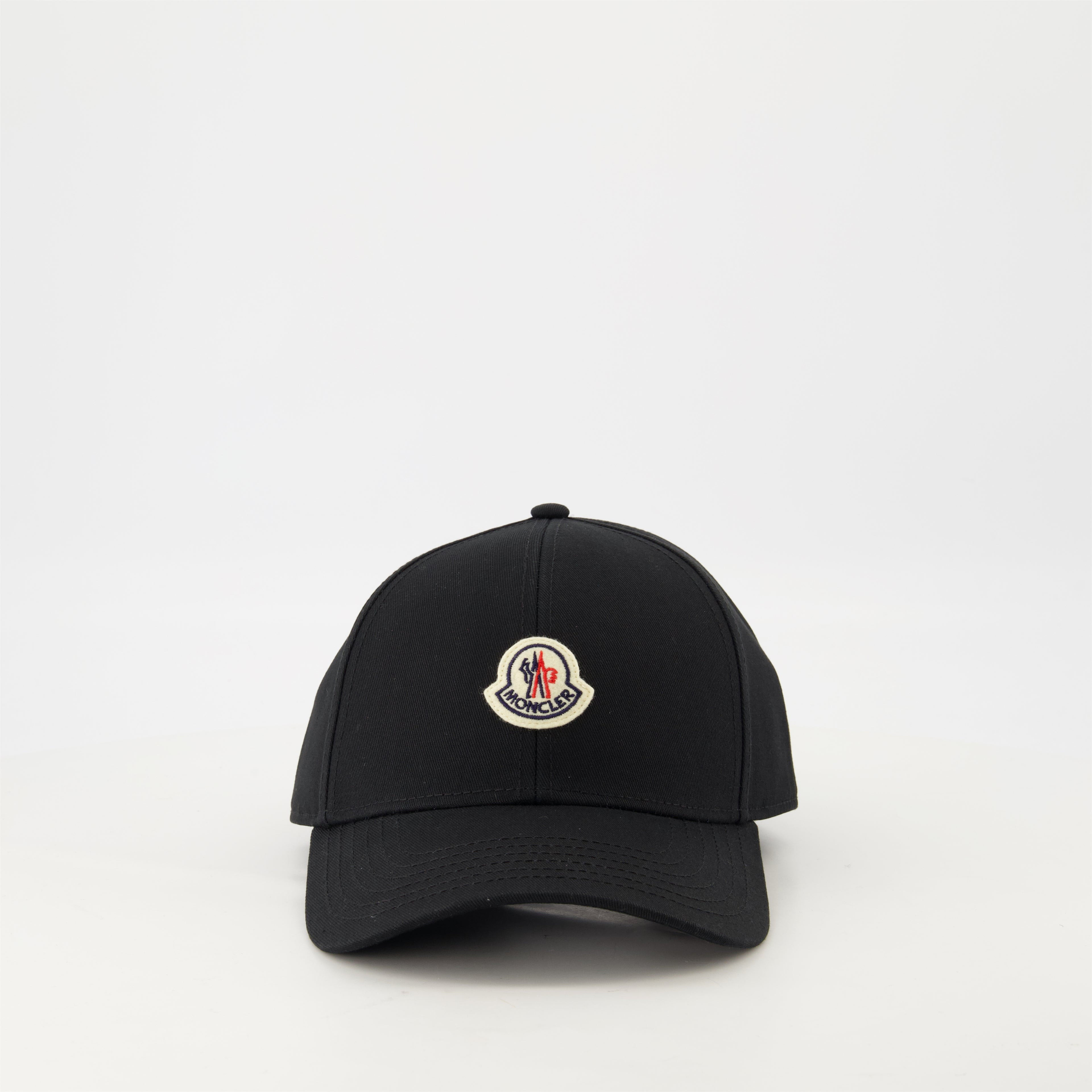 Chapeaux, casquettes et bonnets Casquette à logo Moncler Noir Homme