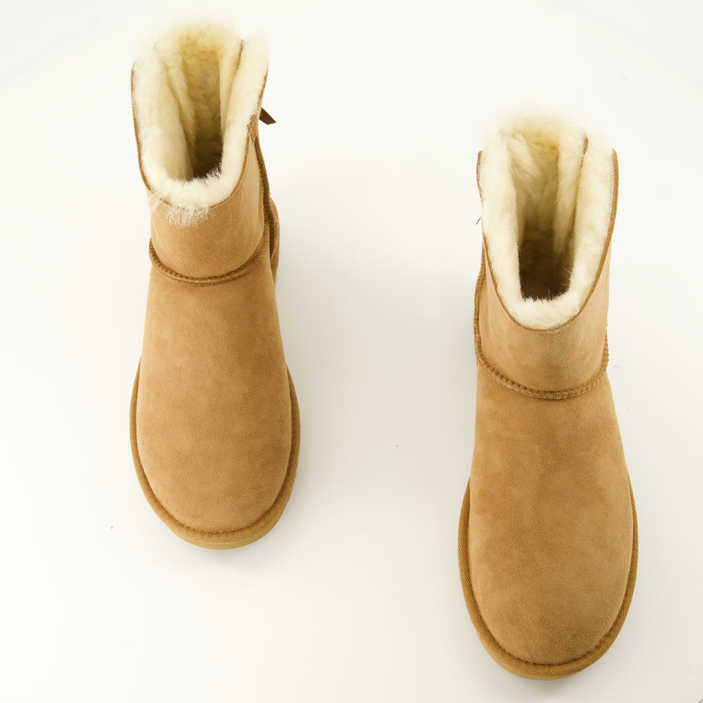 Bottines Mini Bailey Bow II Boots Brown Ugg Marron Femme