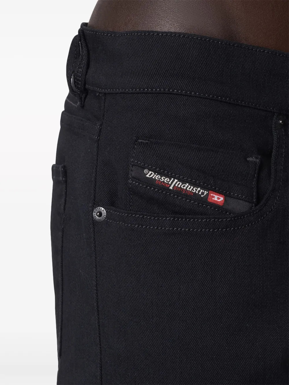 Pantalons Jean slim 2019 D-strukt Diesel Noir Homme