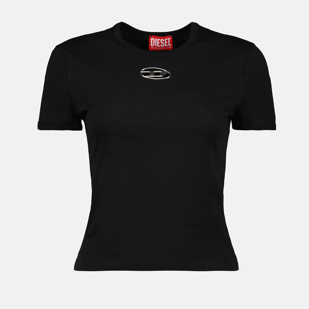 T-Shirts T-shirt noir D-Uncuntie Diesel Schwarz Femme