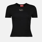 T-Shirts T-shirt noir D-Uncuntie Diesel Schwarz Femme