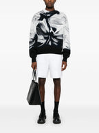 Shorts Baumwollshorts Alexander McQueen Weiß Homme