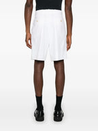 Shorts Baumwollshorts Alexander McQueen Weiß Homme