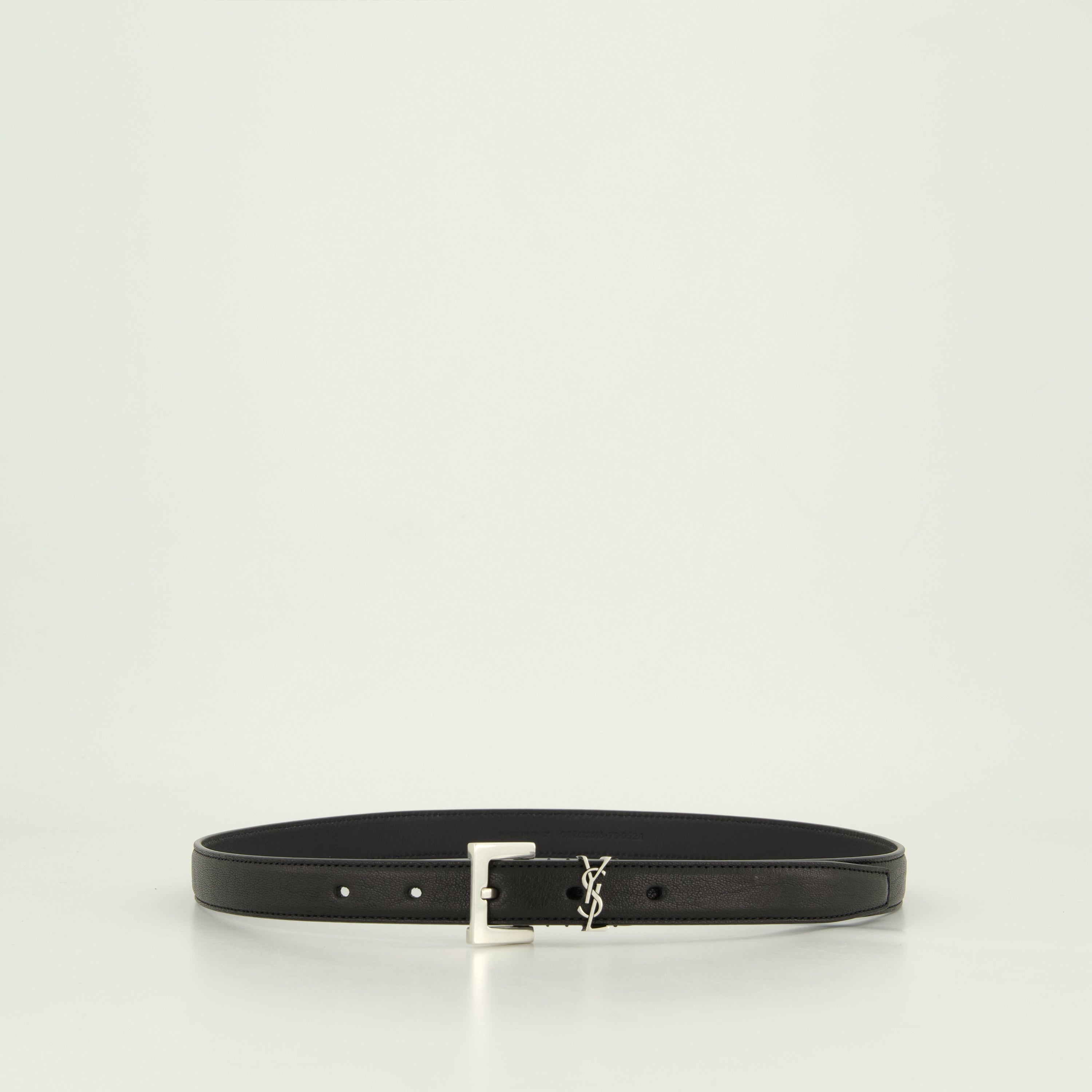 Ceintures Ceinture Cassandre Saint Laurent Noir Homme