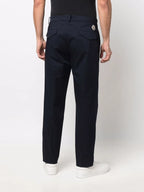 Pants Carrot Pants Moncler Blue Homme