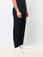 Pants Carrot Pants Moncler Blue Homme