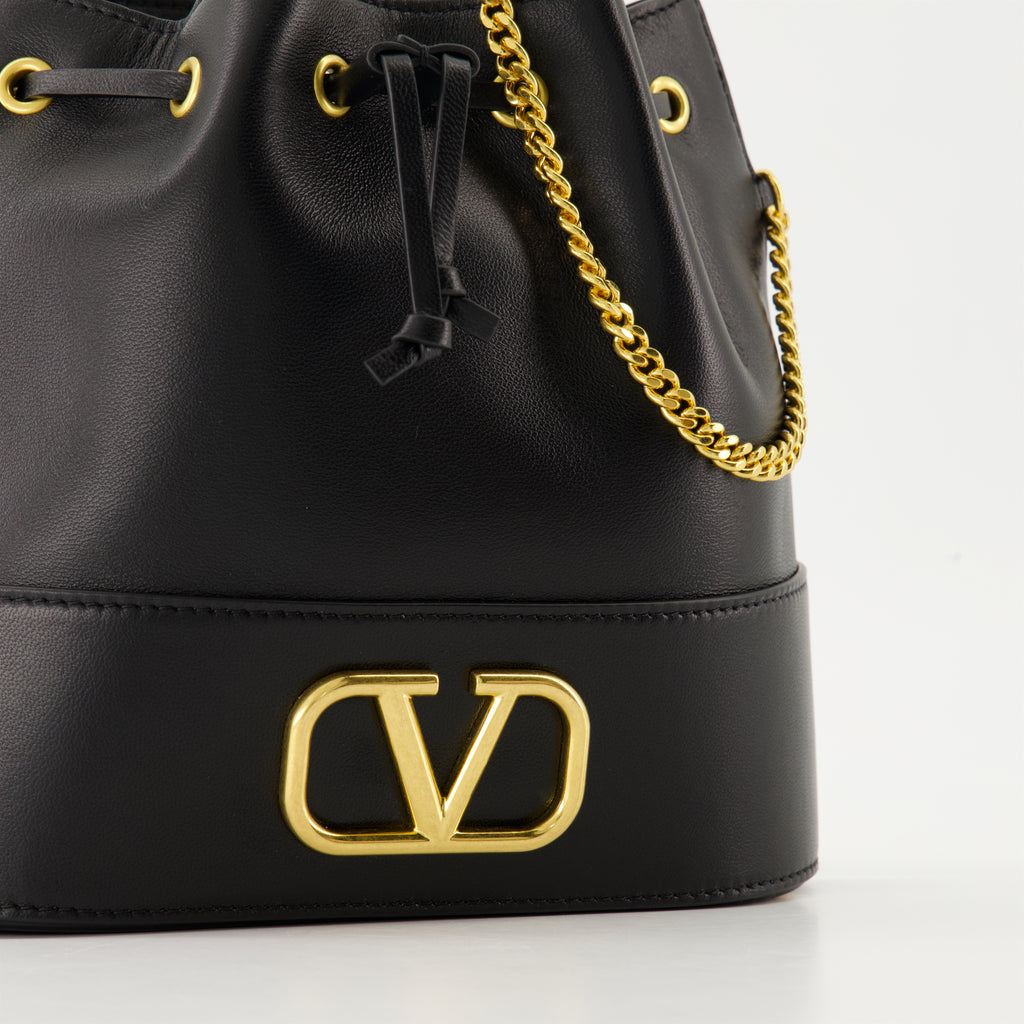 Beuteltaschen Sac seau VLogo Valentino Garavani Schwarz Femme