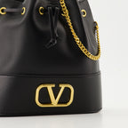 Beuteltaschen Sac seau VLogo Valentino Garavani Schwarz Femme