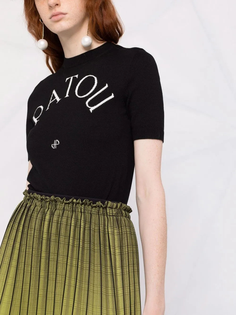 Image of the Patou sweater from the brand Patou for Women - Fall-Winter 2025 - Detailed View_1