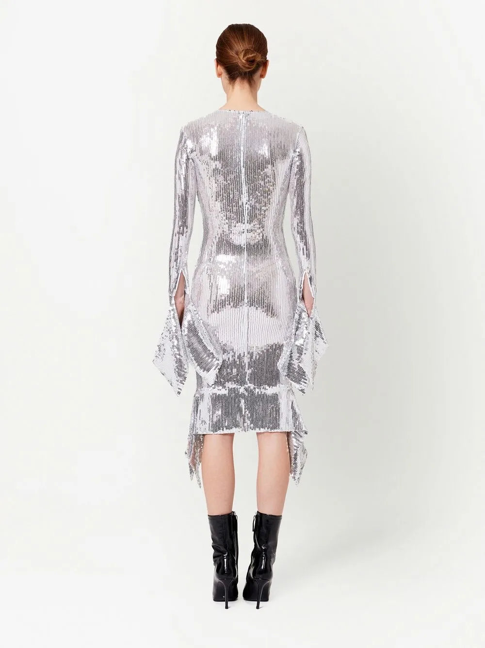Vestidos Vestido de Lantejoulas Ami PARIS Prateado Mulheres