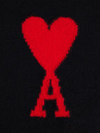 Malhas Gola Alta AMI Coração Ami PARIS Preto Unissex