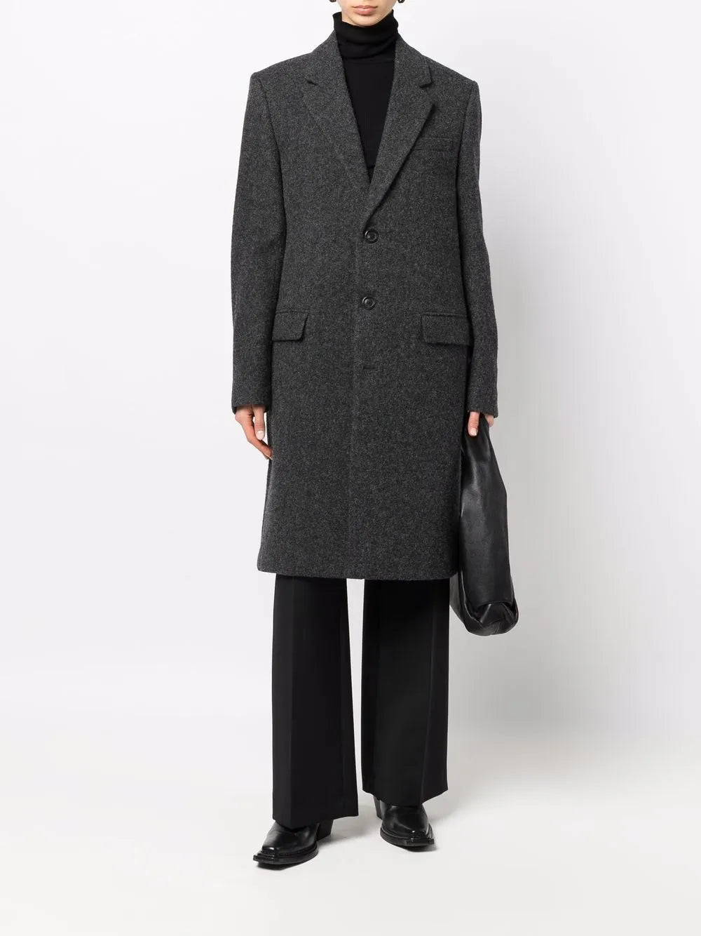 Manteaux Manteau en laine Ami PARIS Gris Unisexe