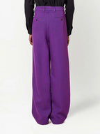 Pantalones Pantalones Plisados Ami PARIS Morado Unisex