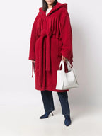 Manteaux Manteau à franges Stella McCartney Rouge Femme