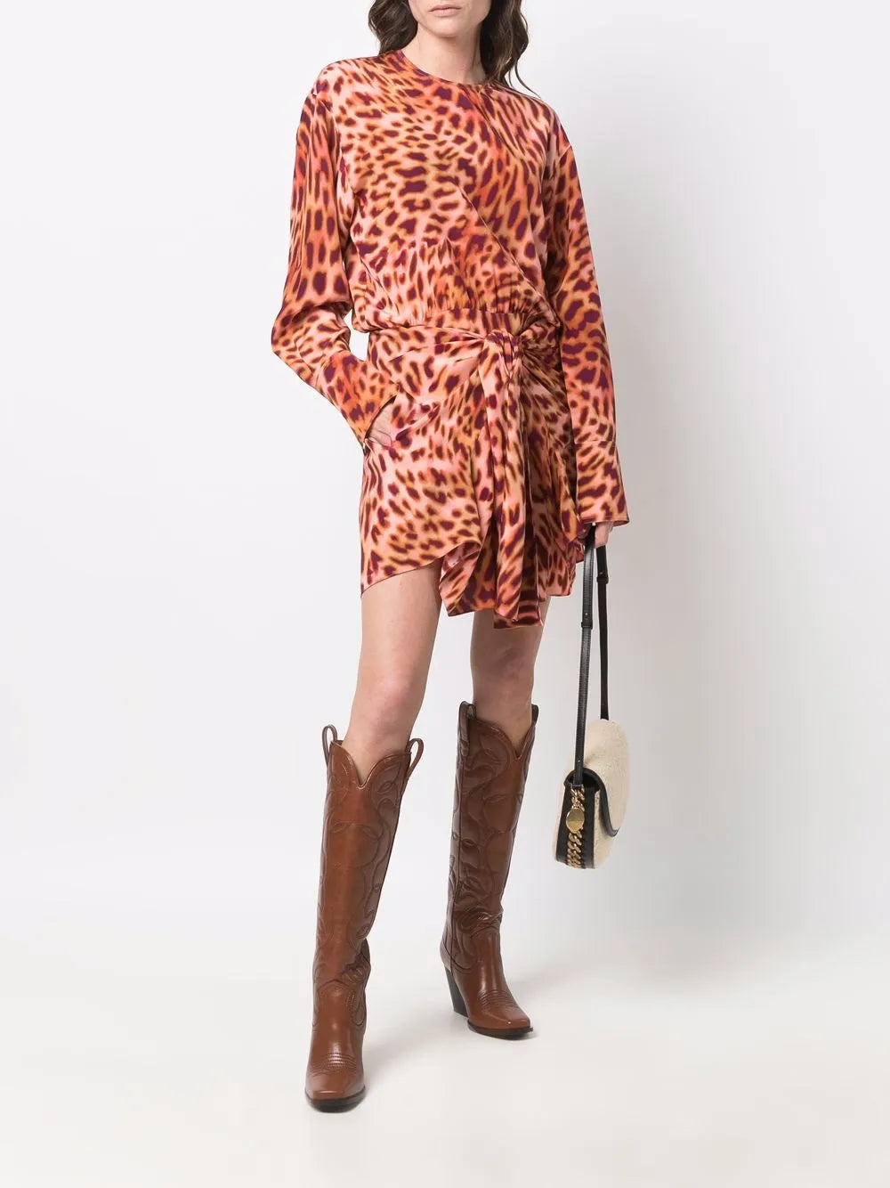 드레스 실크 드레스 Stella McCartney 오렌지 여성