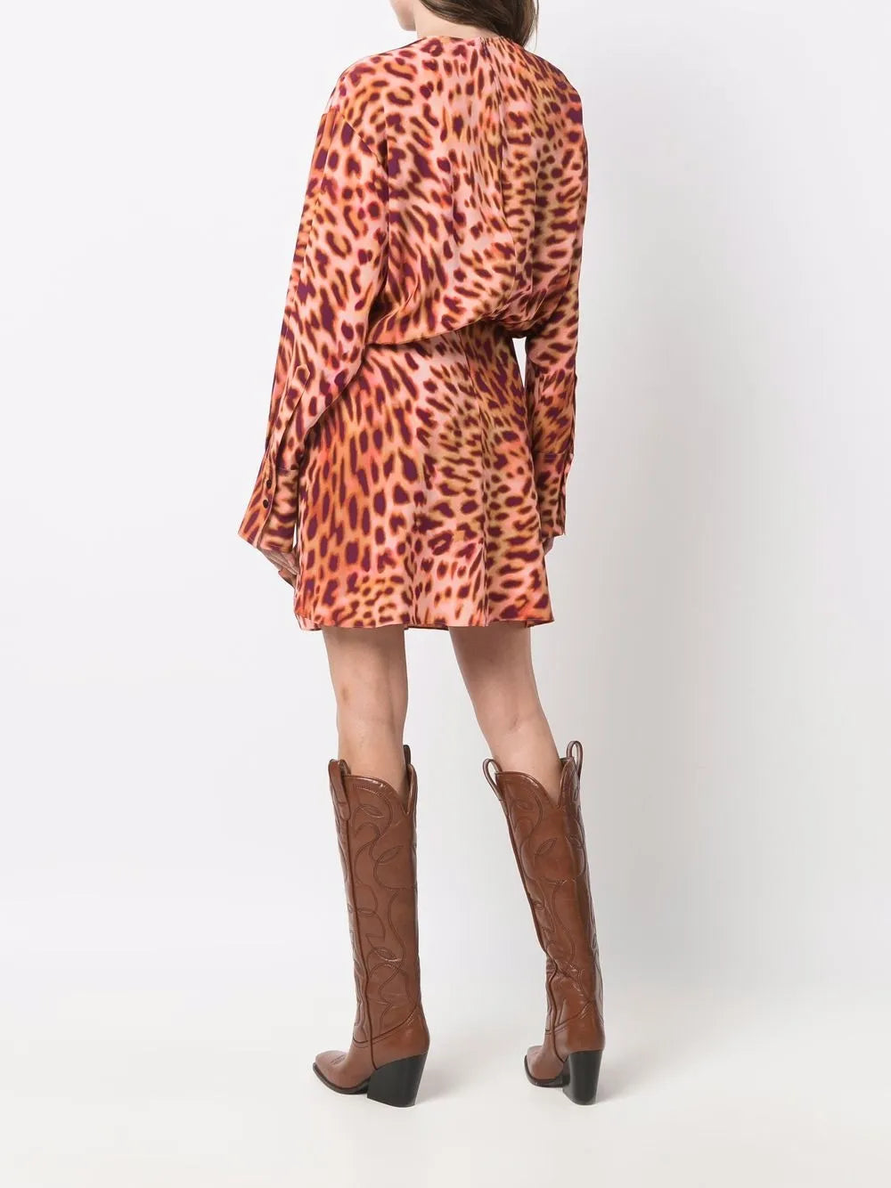 드레스 실크 드레스 Stella McCartney 오렌지 여성