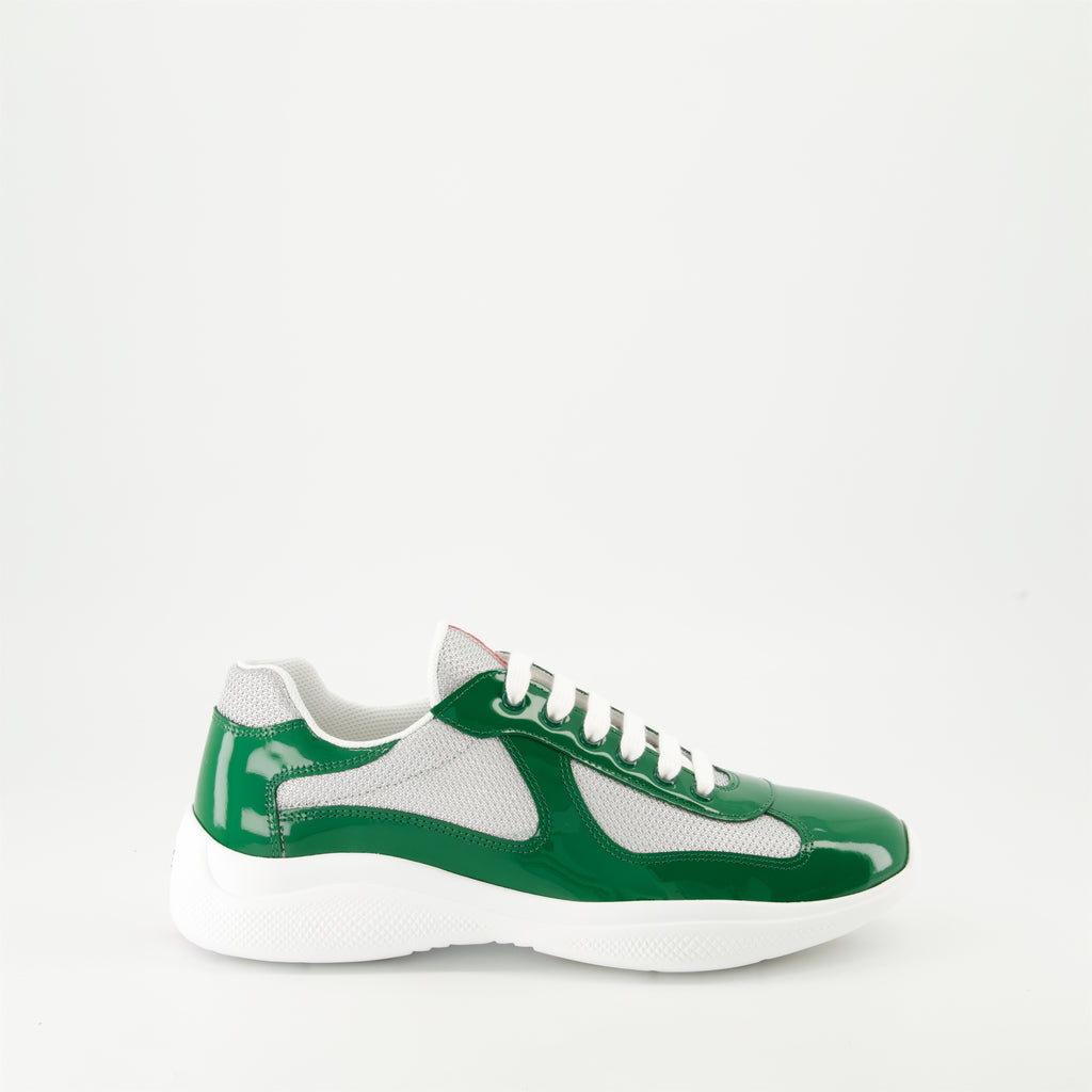 Baskets Baskets America's Cup Prada Vert Homme