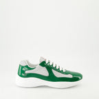 Baskets Baskets America's Cup Prada Vert Homme