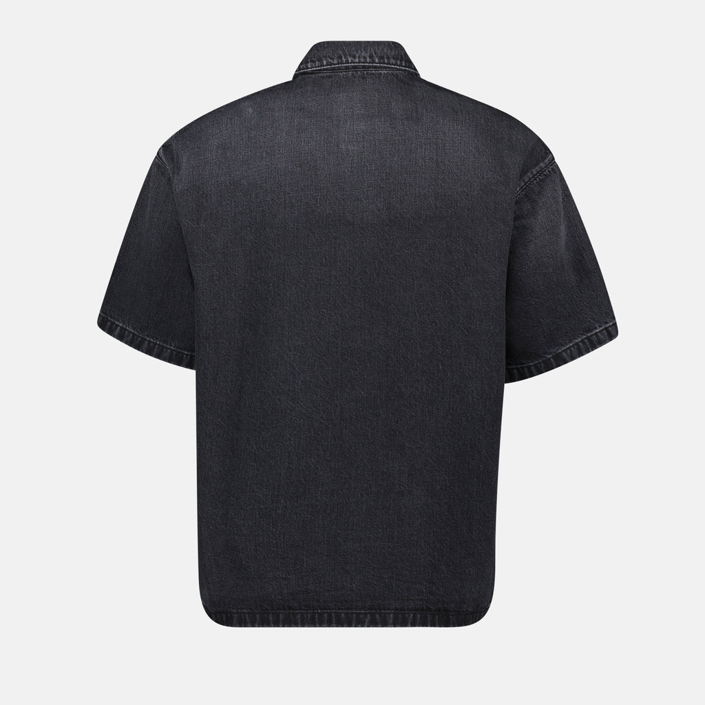 Camisas Camisa de Denim Prada Preto Homme