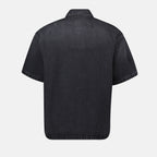 Camisas Camisa de Denim Prada Preto Homme