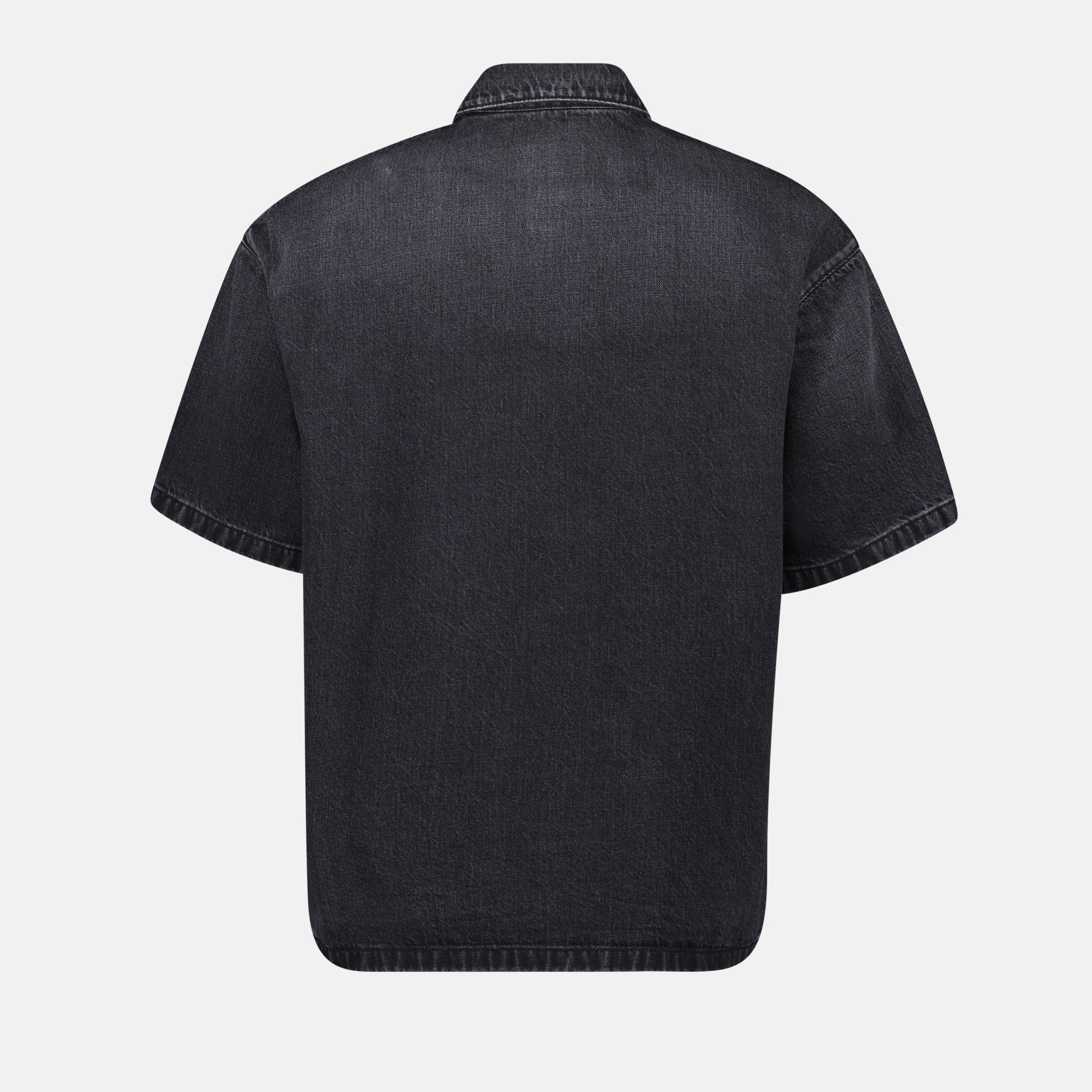 Camisas Camisa de Denim Prada Preto Homme