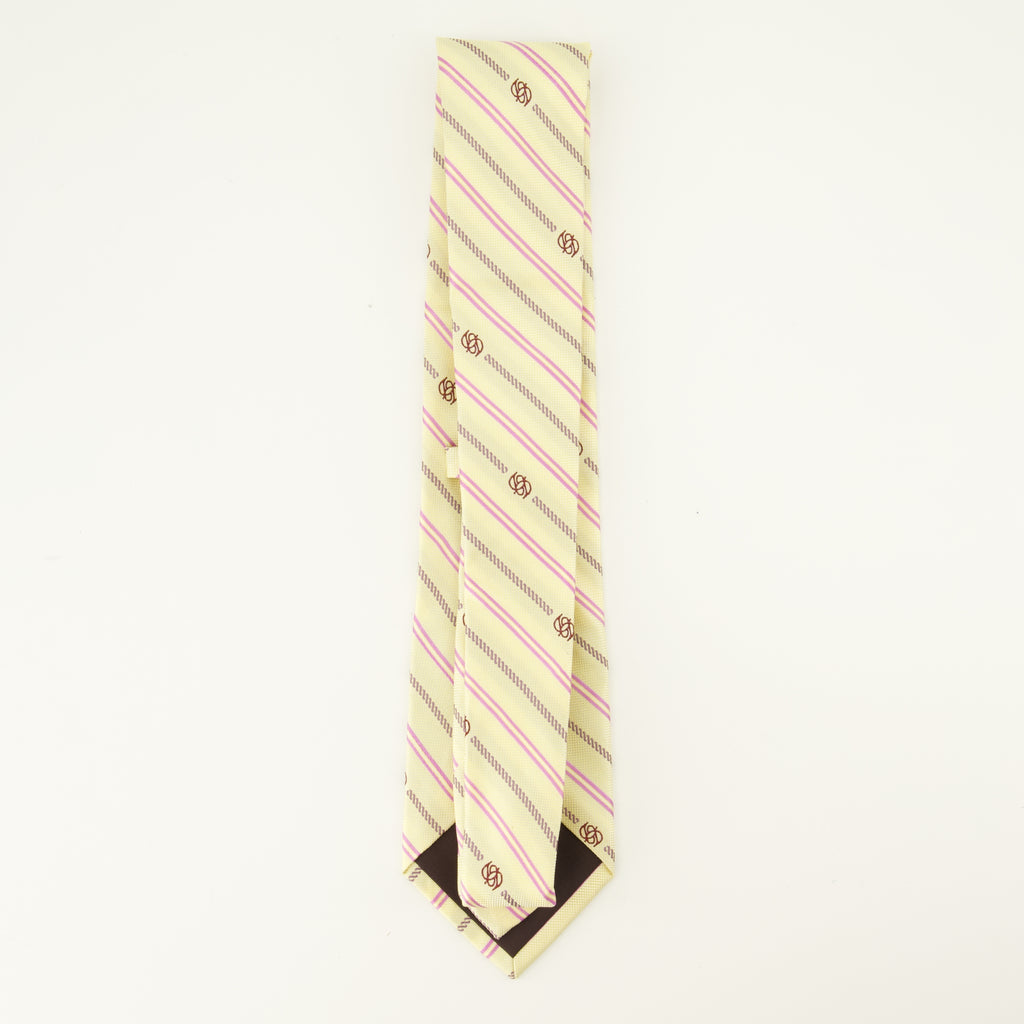 Écharpes, foulards et gants Striped Silk Tie Drole De Monsieur Jaune Homme