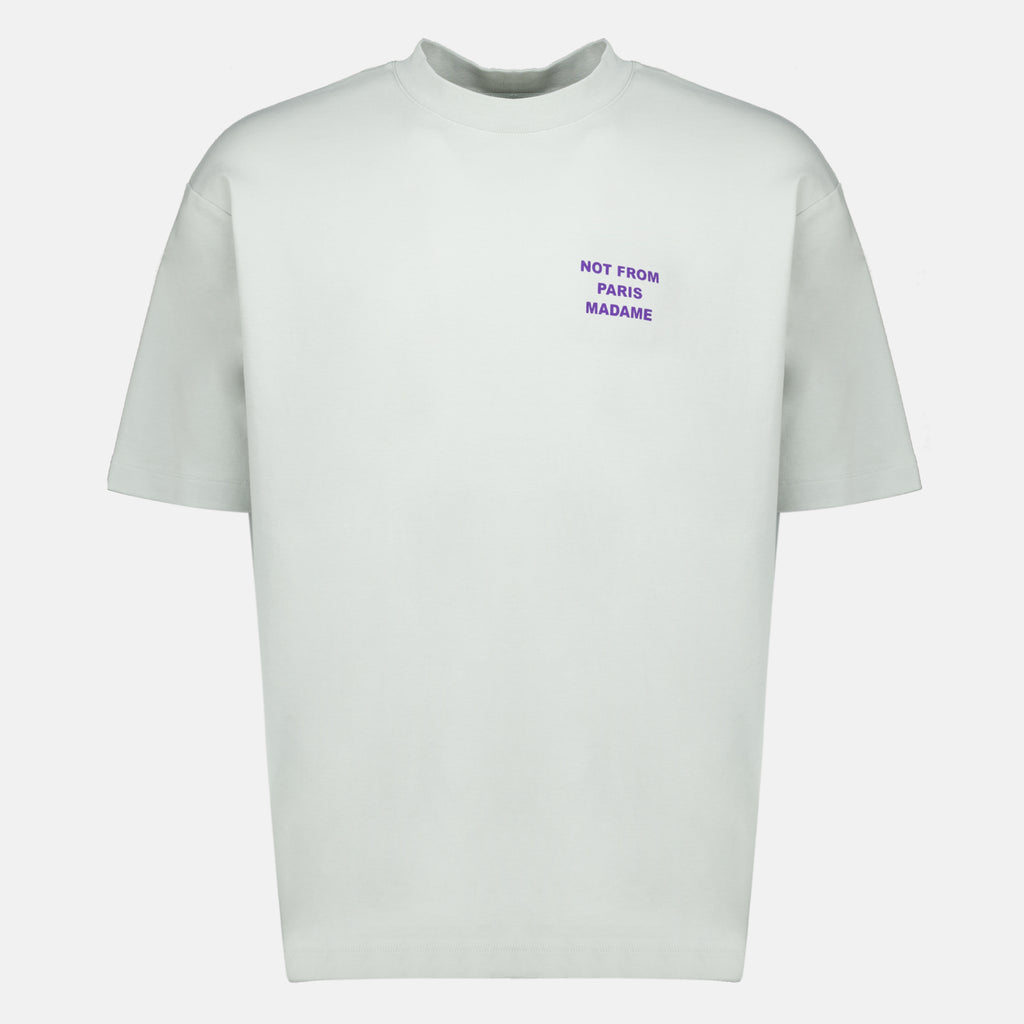 T-shirts Gray Slogan T-shirt Drole De Monsieur Gris Homme
