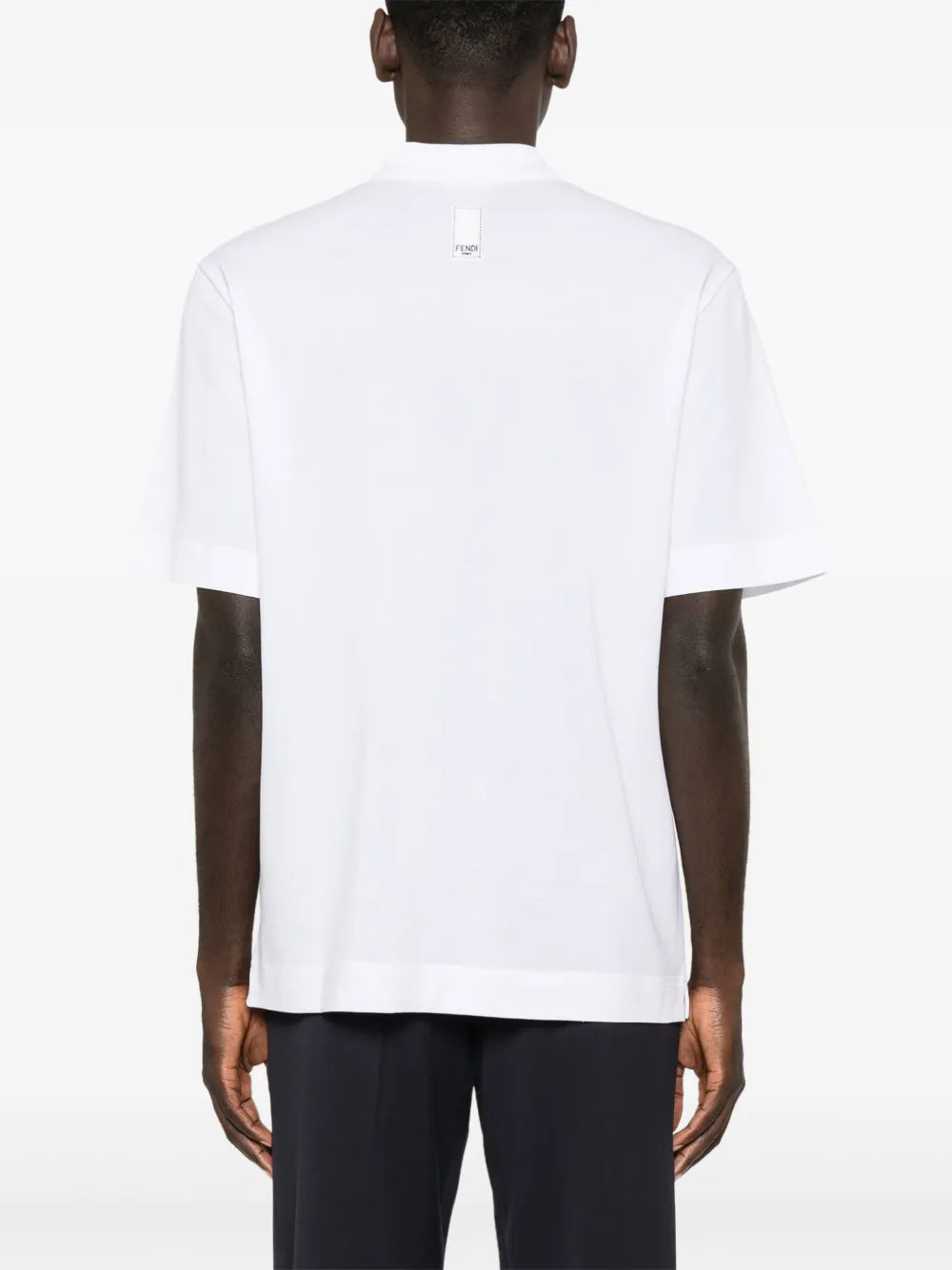Polos Polo Bordado Fendi Blanco Homme