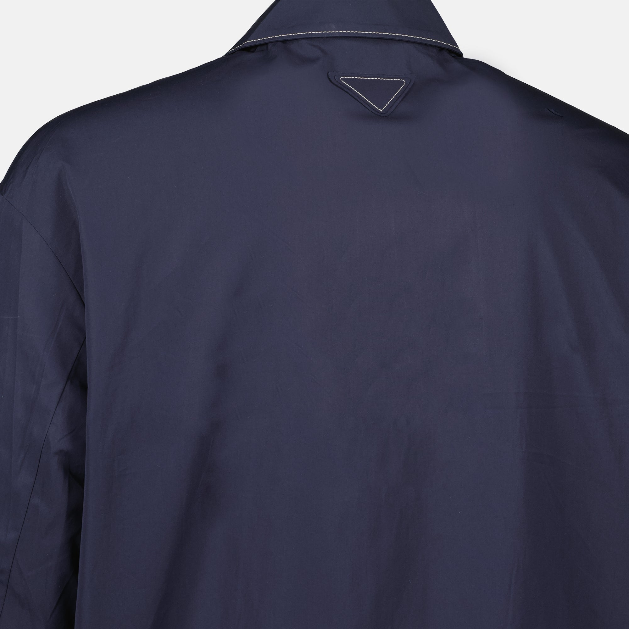 Vestes Veste coupe- vent Prada Bleu foncé Homme