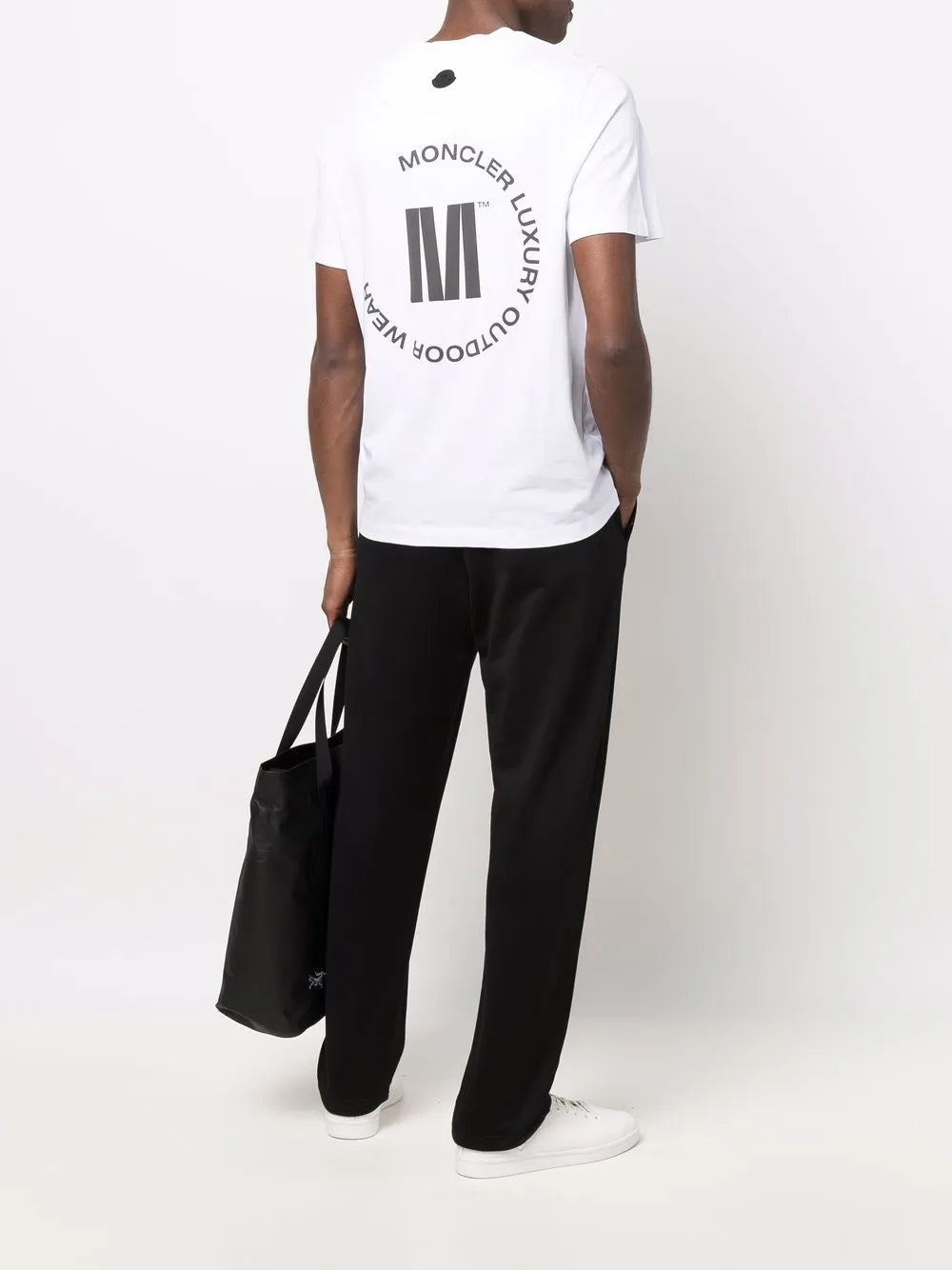 T-shirts Lot de T-shirts à logo Moncler Blanc Homme