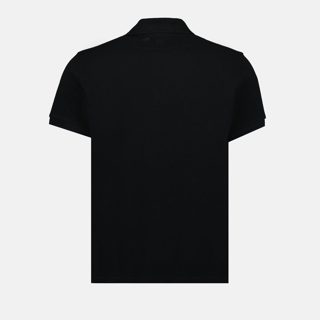 폴로 셔츠 아미 드 꾸르 폴로 Ami PARIS 검은색 남여공용