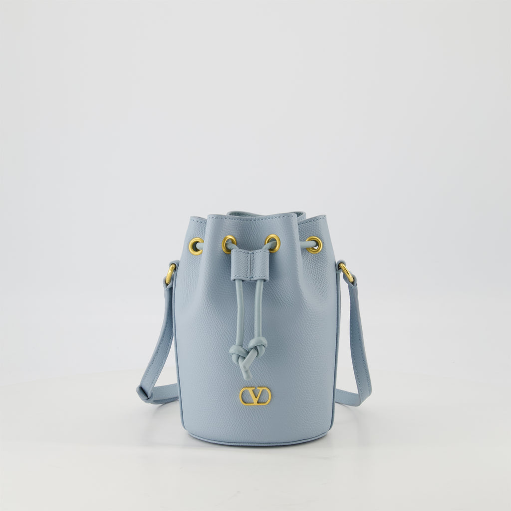 Sacs seau Mini sac seau VLogo Valentino Garavani Bleu Femme