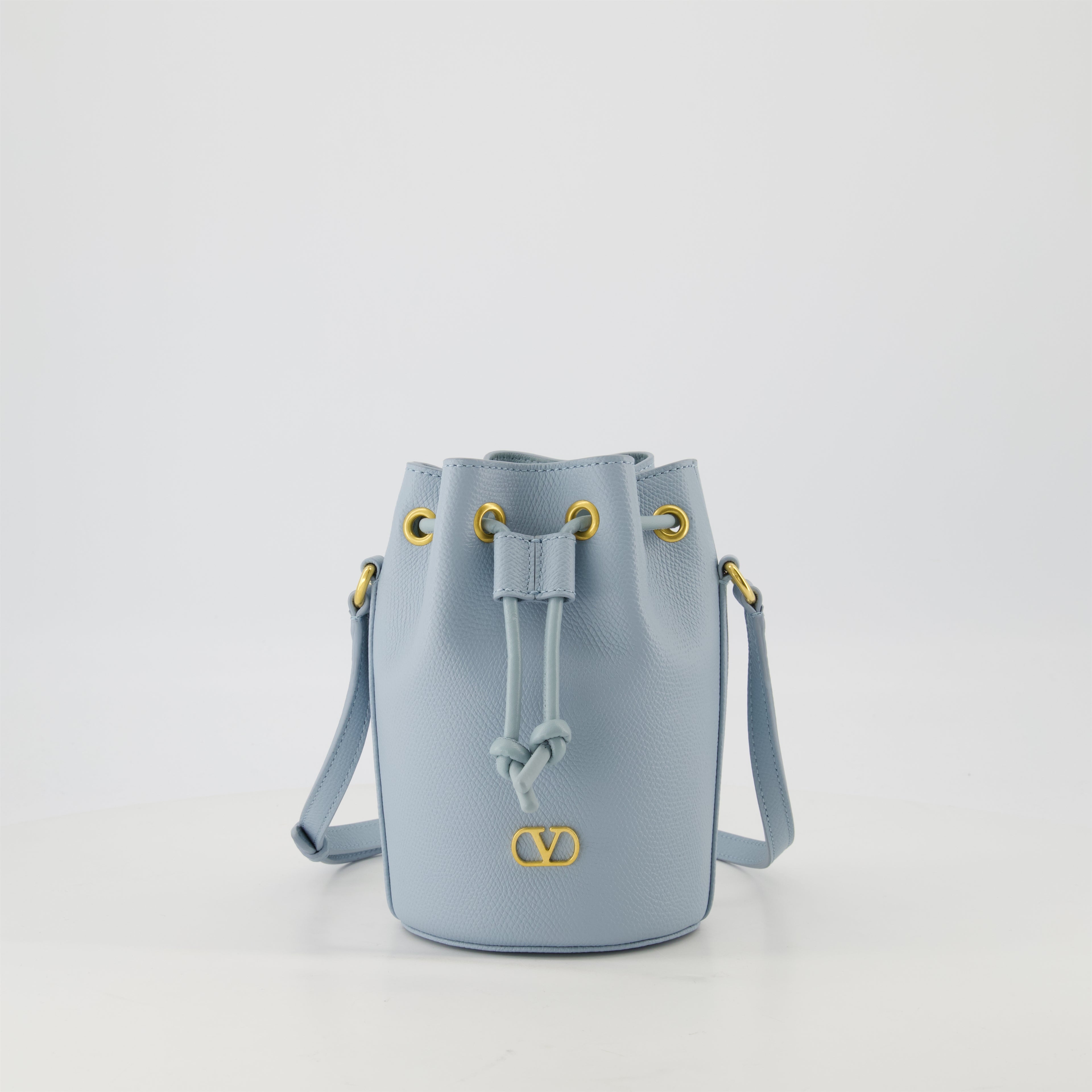 Sacs seau Mini sac seau VLogo Valentino Garavani Bleu Femme