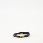 Bijoux Bracelet Cassandre double tour Saint Laurent Noir Femme