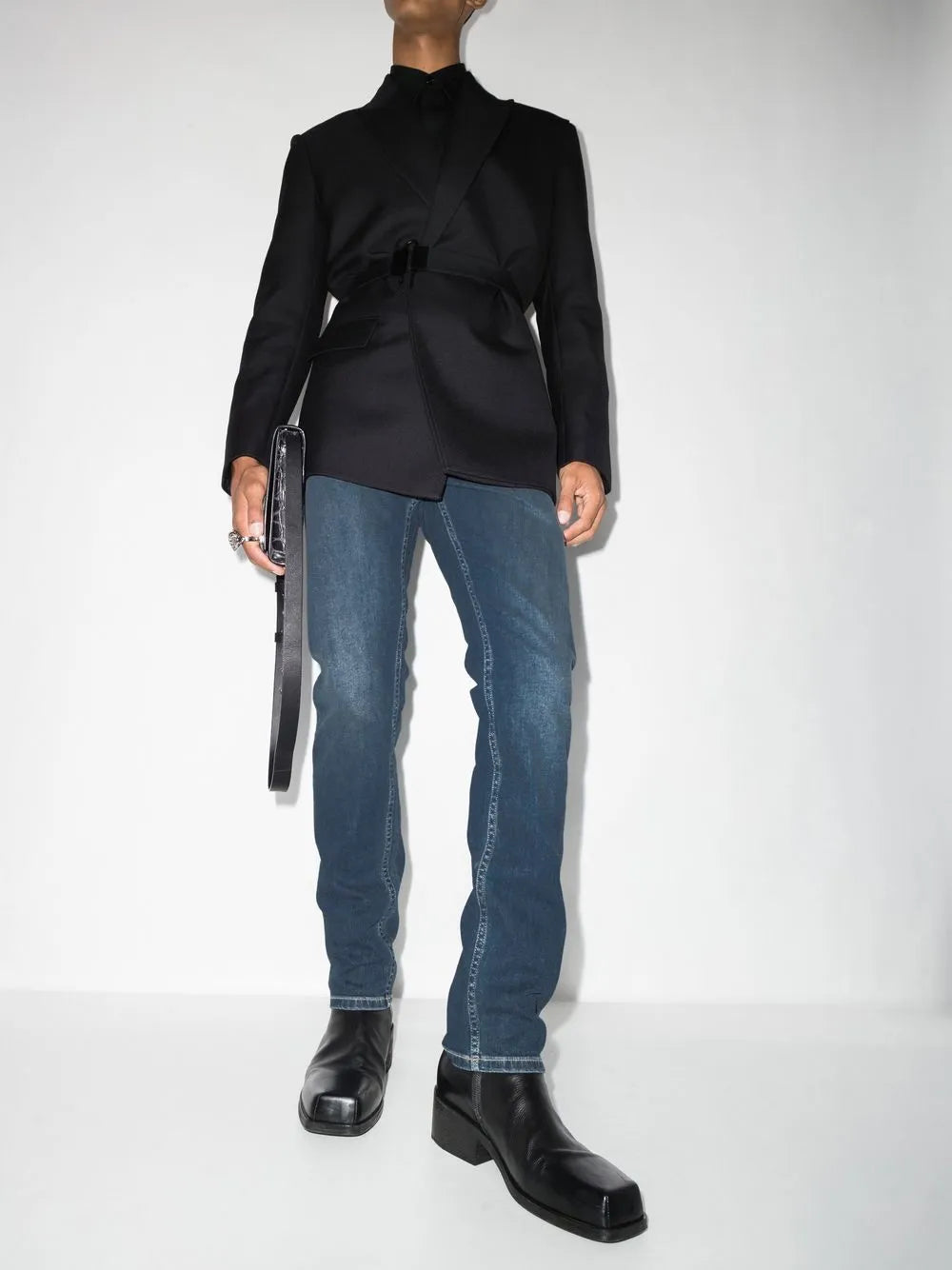 Pants Jean Pants Alexander McQueen Blue Man