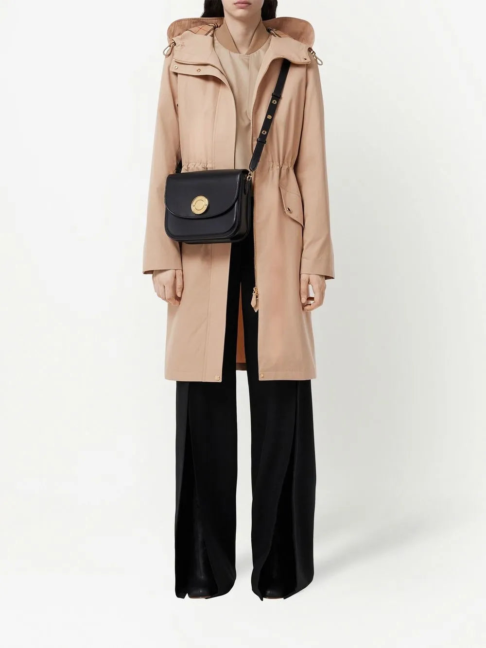 Coats Long Parka Burberry Beige Women